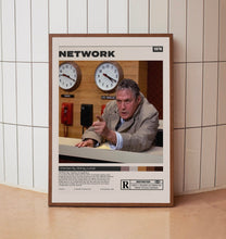 Network Poster, Sidney Lumet, Minimalist Movie Poster, Room Decor