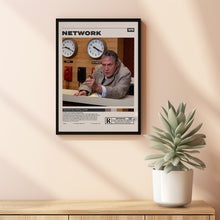 Network Poster, Sidney Lumet, Minimalist Movie Poster, Vintage Retro ArtMovie Poster