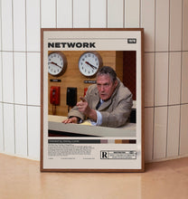 Network Poster, Sidney Lumet, Minimalist Movie Poster, Vintage Retro ArtMovie Poster