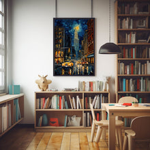 New York City Poster - Where Traditional Meets Impressionist Art | Iconic NYC Travel Wall Art