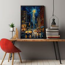 New York City Poster - Where Traditional Meets Impressionist Art | Iconic NYC Travel Wall Art