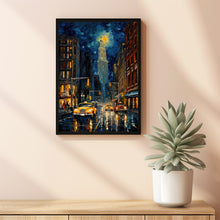 New York City Poster - Where Traditional Meets Impressionist Art | Iconic NYC Travel Wall Art