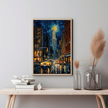 New York City Poster - Where Traditional Meets Impressionist Art | Iconic NYC Travel Wall Art