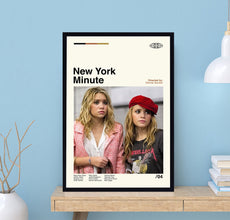 New York Minute Poster, Dennie Gordon, New York Minute Print, Retro Movie Poster, Minimalist Art, Vintage Poster, Movie Poster, Wall Decor 1721127646