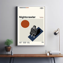 Nightcrawler Poster, Nightcrawler Movie, Retro Movie, Poster Print Wall Art, Illustration Art, Film Posters, Gifts For Him