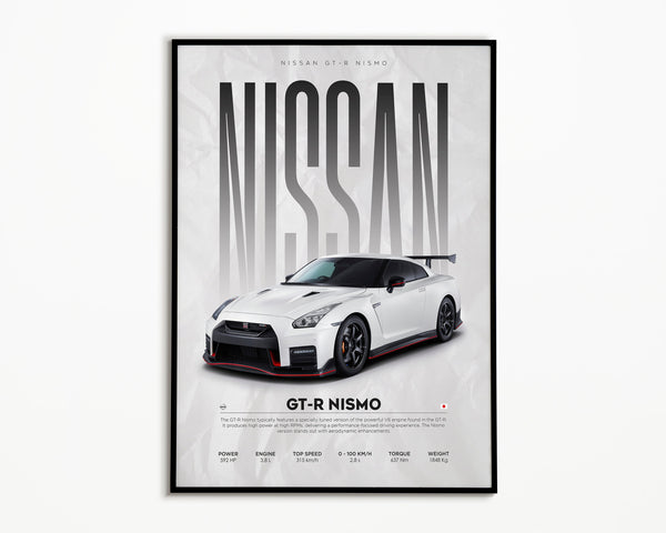 Nissan GT-R Nismo Poster  Car Poster Hyper Car Poster  Super Car Print  Art Print  Poster  Home Decor  Wall Decor 1643781407