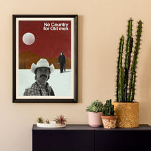 No Country for Old Men Mid Century Movie Poster  Film Posters  Minimalist Movie Poster    Wall Art Poster 1138323935
