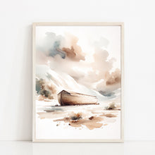 Noah's Ark Canvas Wall Art Poster Holy Modern Bible Art Birthday Gift Watercolor Boho Christian Print Trendy Living Room Home Easter Print 1642885338