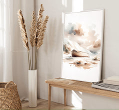 Noah's Ark Canvas Wall Art Poster Holy Modern Bible Art Birthday Gift Watercolor Boho Christian Print Trendy Living Room Home Easter Print 1642885338