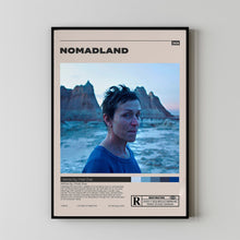 Nomadland Poster, Chloé Zhao, Minimalist Movie Poster