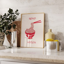 Noodles Print Cute Kitchen Wall Art Minimalist Food Art Takeout Print Aesthetic Kitchen Decor Funny Wall Art  Wall Art 1 Print 1476291205