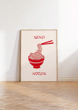 Noodles Print Cute Kitchen Wall Art Minimalist Food Art Takeout Print Aesthetic Kitchen Decor Funny Wall Art  Wall Art 1 Print 1476291205