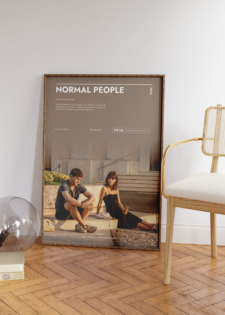 Normal Person Posters Normal People Poster Art Print Movie Posters TV Posters Gift for Movie ...
