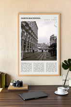 North Macedonia Print Balkans Wall Art Poster North Macedonia Poster Black White Poster  Poster Art Gift 1690229954