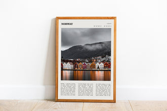 Norway Print Oslo Europe Wall Art Poster Norway Bergen Poster  Poster Art Gift 1690163424