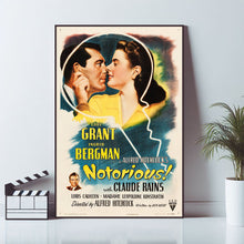 Notorious, Movie Poster, Art Poster, Canvas Material Gift, Keepsake, Home Decor, Live Room Wall Art, Wall Art Print 1697177973