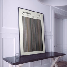 Notting Hill Movie Barcode Print, Notting Hill Print, Notting Hill Poster, Notting Hill Wall Art, Notting Hill Art Print, Movie Buff Gifts 1655087251