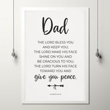 Numbers 62426 Poster Bible Verse Wall Art, Christian Father's Day Gift, The Lord Bless You and Keep You Poster, The Blessing