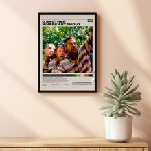 O Brother, Where ArtThou, Joel Coen, Minimalist Movie Poster, Vintage Retro Art