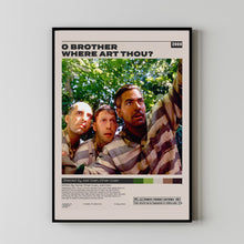 O Brother, Where Art Thou, Joel Coen, Minimalist Movie Poster