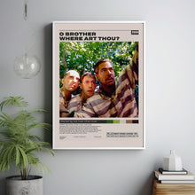 O Brother, Where Art Thou, Joel Coen, Minimalist Movie Poster