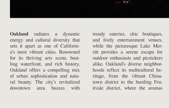Oakland California Wall Art  Poster Oakland California Black White Poster  Poster Art Gift 1680187942
