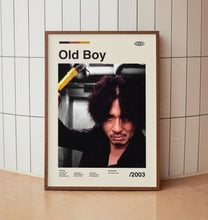 Old Boy 2003 Wall Art Print -  Korean Film Movie Poster - Midcentury Modern Art 1437801969