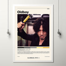 Oldboy by Chan-wook Park Minimalist Movie Poster | Vintage Retro Art Print | Customizable Wall Art for Home Decor