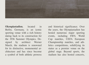 Olympiastadion Wall Art Poster Black White Olympiastadion Poster  Poster Art Gift 1671078986