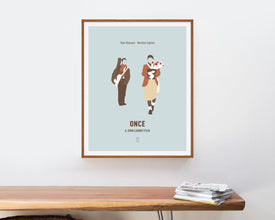 Once Movie - Minimalist Poster, John Carney Poster, Minimalist Print, Glen Hansard, Markéta Irglová, John Carney Print, Begin Again 621545479