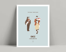 Once Movie - Minimalist Poster, John Carney Poster, Minimalist Print, Glen Hansard, Markéta Irglová, John Carney Print, Begin Again 621545479