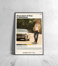 Once Upon A Time In Hollywood Movie Poster  Quentin Tarantino Minimalist Movie Poster, Vintage Retro Art Print, Custom Poster, Wall Art 1209255741