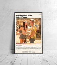 Once Upon A Time In Hollywood Movie Poster  Quentin Tarantino Minimalist Movie Poster, Vintage Retro Art Print, Custom Poster, Wall Art 1209255965
