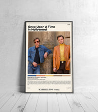 Once Upon A Time In Hollywood Movie Poster  Quentin Tarantino Minimalist Movie Poster, Vintage Retro Art Print, Custom Poster, Wall Art 1209255467
