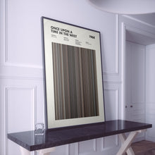 Once Upon A Time In The West Movie Barcode Print, Once Upon A Time In The West Print, Once Upon A Time In The West Poster, Movie Buff Gift 1617483236