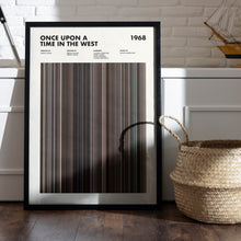Once Upon A Time In The West Movie Barcode Print, Once Upon A Time In The West Print, Once Upon A Time In The West Poster, Movie Buff Gift 1617483236