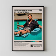 Once Upon a Time in Hollywood, Quentin Tarantino, Minimalist Movie Poster