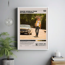 Once Upon a Time in Hollywood, Quentin Tarantino, Minimalist Movie Poster 1
