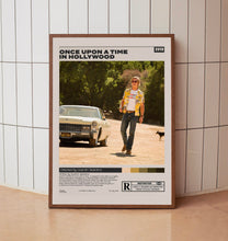 Once Upon a Time in Hollywood, Quentin Tarantino, Minimalist Movie Poster 1