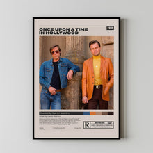 Once Upon a Time in Hollywood, Quentin Tarantino, Minimalist Movie Poster 2