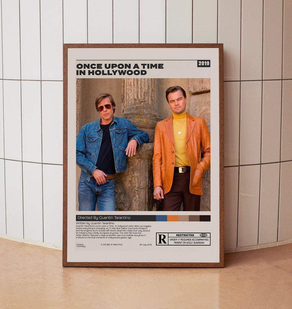 Once Upon a Time in Hollywood, Quentin Tarantino, Minimalist Movie