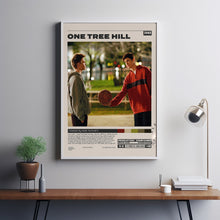 One Tree Hill Poster, Mark Schwahn, Minimalist Tv Series, Vintage Retro Art