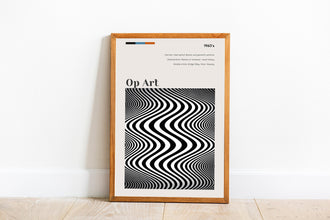 Op Art Wall Art Movement Poster OP Art Vintage Antique Poster Fine Art  Poster Art Gift 1623573633