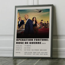 Operation Fortune Ruse de Guerre 2023 Movie Poster Canvas Poster Minimalist Poster Art Print Gifts for Lover Mural Painting 1760273286