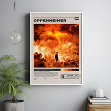 Oppenheimer Poster, Christopher Nolan, Minimalist Movie Poster, Vintage Retro ArtMovie Poster
