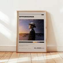 Oppenheimer Poster, Cillian Murphy Wall Art, Minimalist Wall Decor, Christopher Nolan Film Print, Gift for Movie Lovers 1749181063