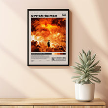Oppenheimer, Christopher Nolan, Minimalist Movie Poster, A3 poster