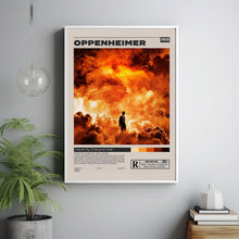 Oppenheimer, Christopher Nolan, Minimalist Movie Poster, A3 poster