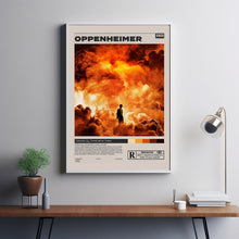 Oppenheimer, Christopher Nolan, Minimalist Movie Poster, A3 poster