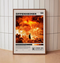 Oppenheimer, Christopher Nolan, Minimalist Movie Poster, A3 poster